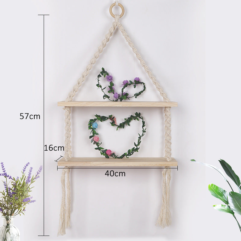 Macrame Hanging Shelf