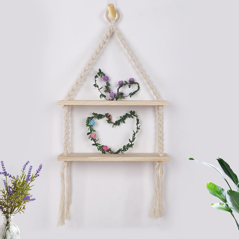 Macrame Hanging Shelf