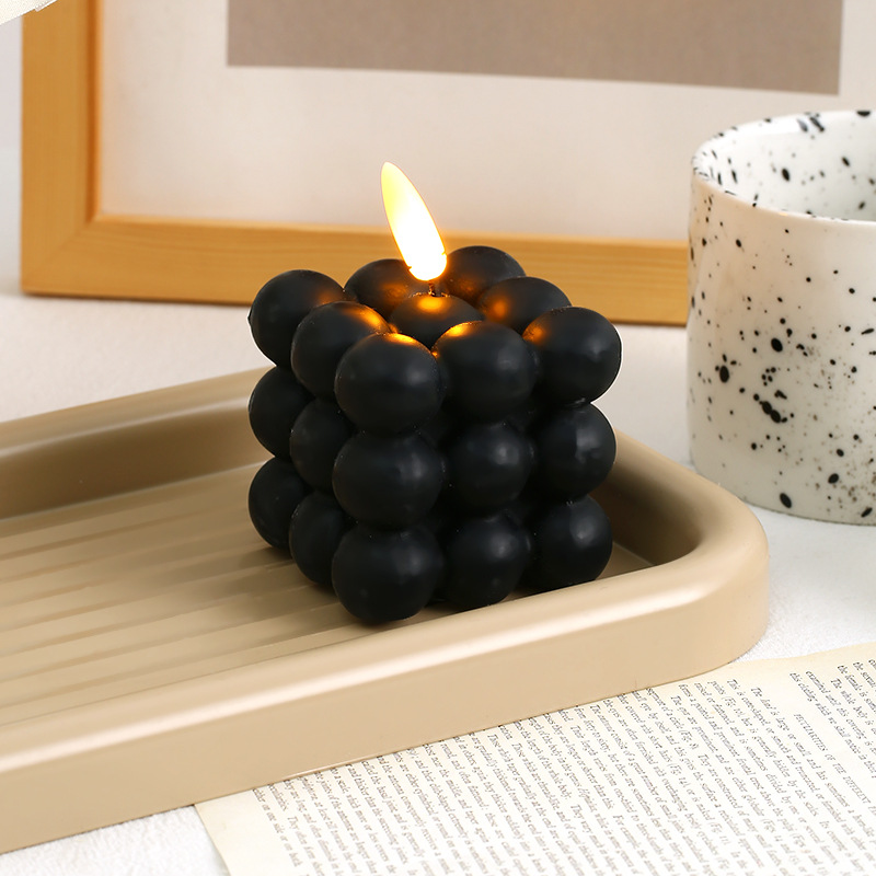 Elegant BubbleGlow Candle Create a Cozy Atmosphere at Home