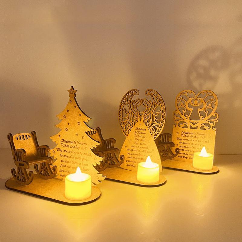 Christmas memorial candles ornament to remember loved ones
