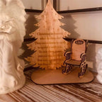 Christmas memorial candles ornament to remember loved ones
