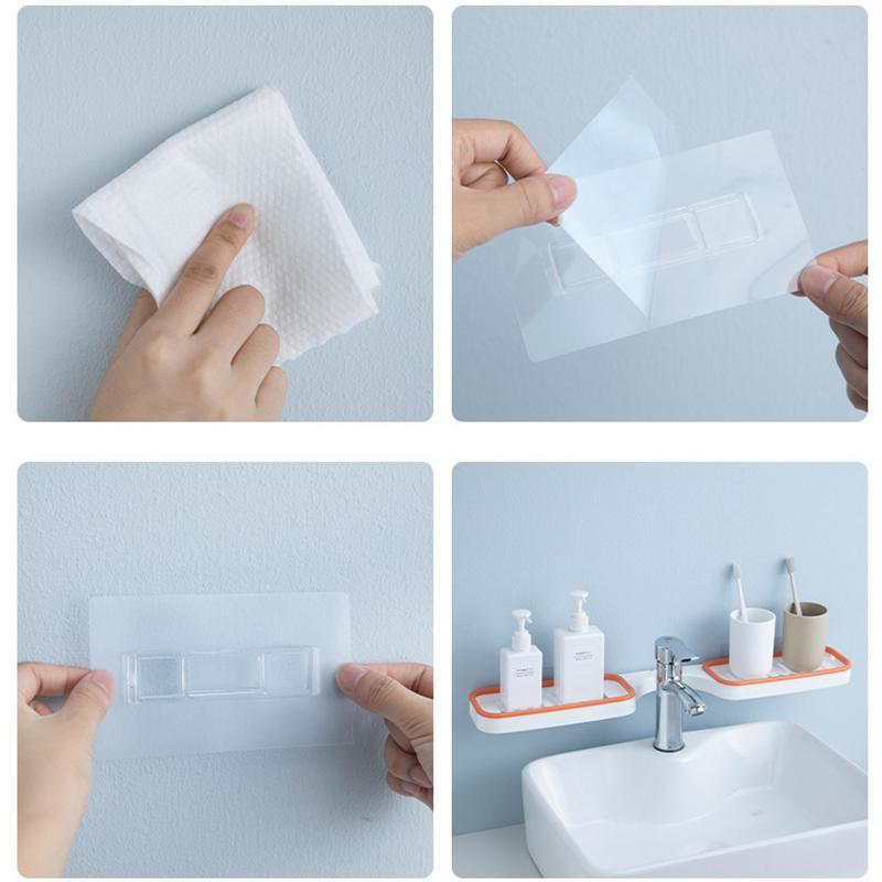 Rotating Drill-Free Bathroom Corner Shelf