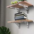 Foldable bracket 2 sets thick stainless steel folding table bracket