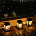 Modern Solar Star Candle ABS Waterproof LED Outdoor Lights