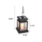 Solar Retro Candle Lantern LED Outdoor Hanging Light