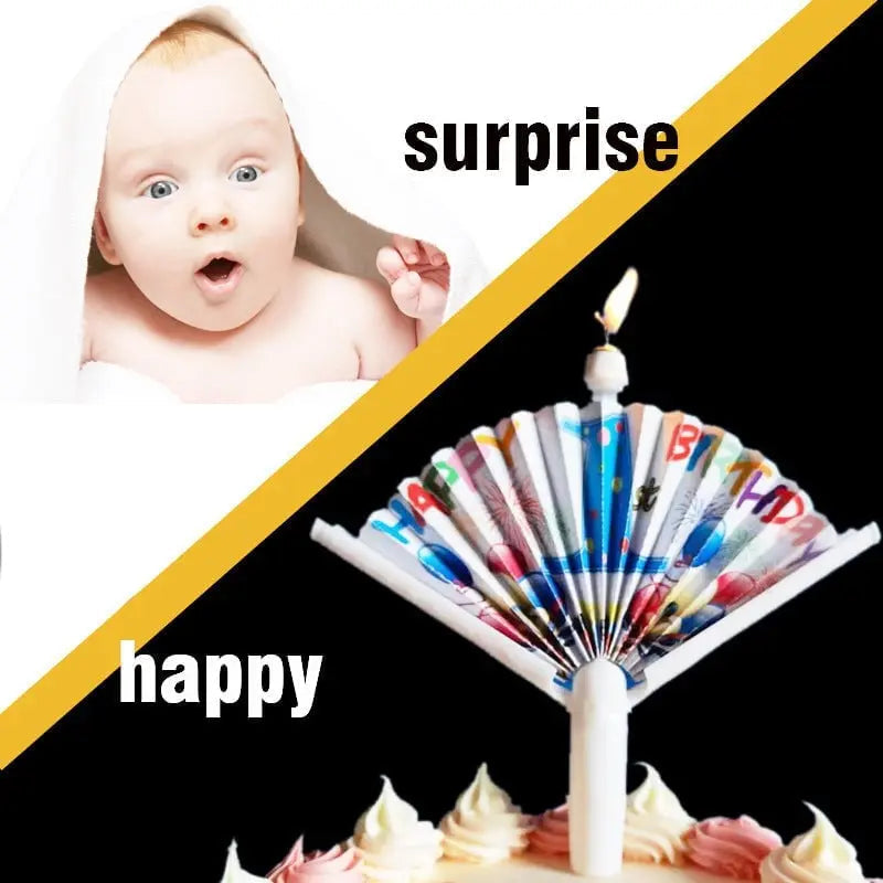 Magical Fan Birthday Candle – The funniest birthday surprise!