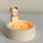 Cute Cat Candle Holders