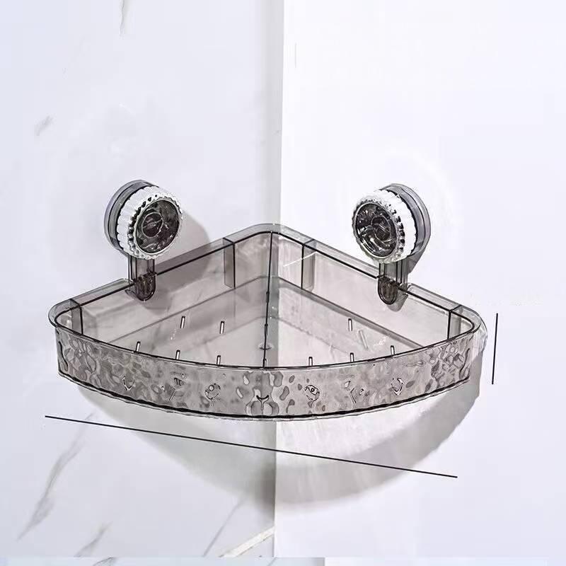 Bathroom Suction Cup No-Drill Wall-Mounted Shelf