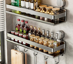 Suction Cup Wall-Mounted Kitchen Hook Holder
