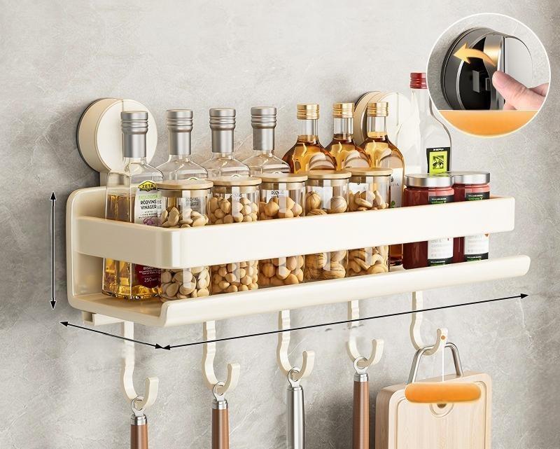 Suction Cup Wall-Mounted Kitchen Hook Holder