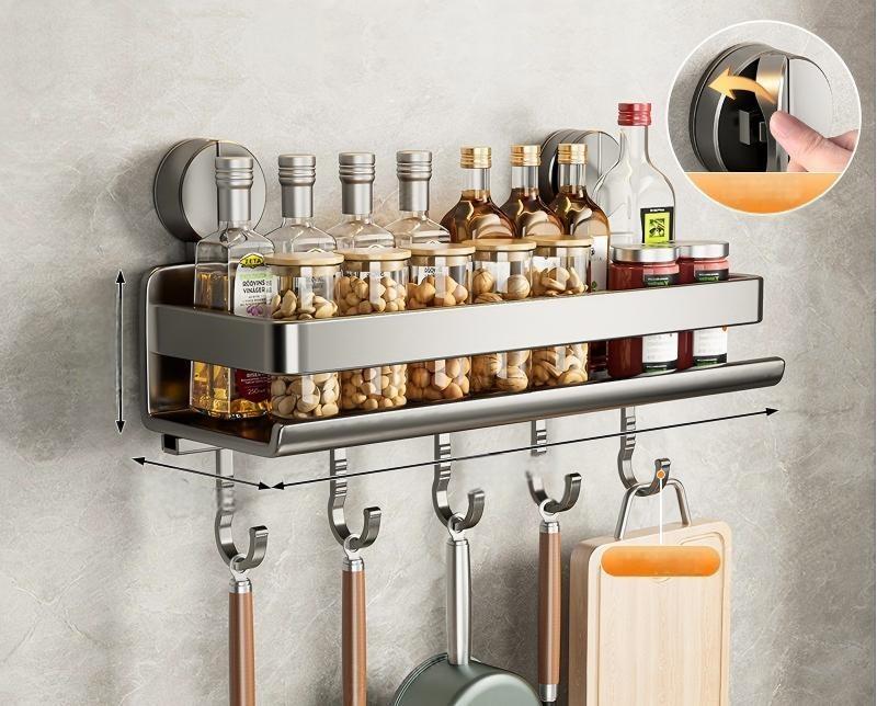 Suction Cup Wall-Mounted Kitchen Hook Holder