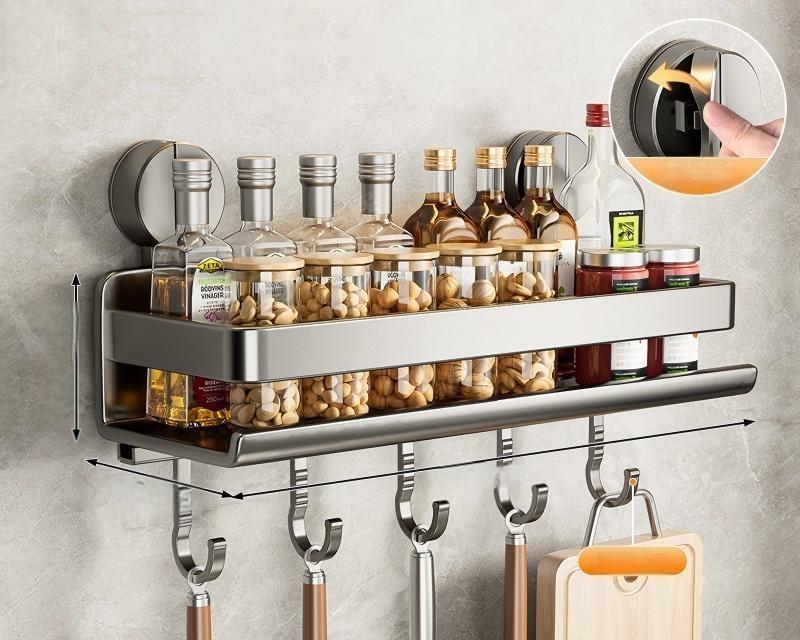 Suction Cup Wall-Mounted Kitchen Hook Holder