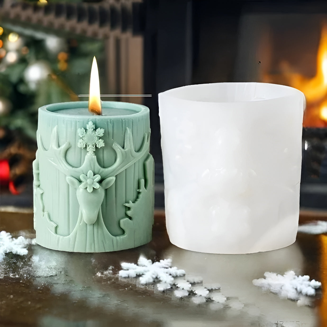 3D Silicone Candle Mold | Candle Casting Mold for Handmade Decorations