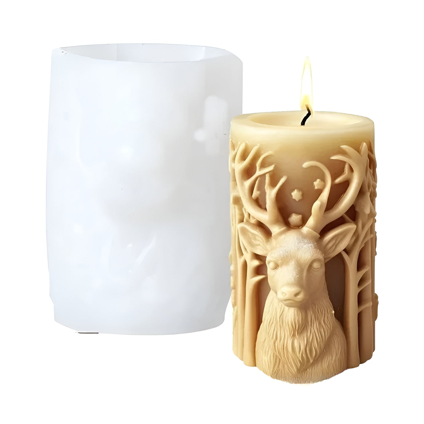 3D Silicone Candle Mold | Candle Casting Mold for Handmade Decorations