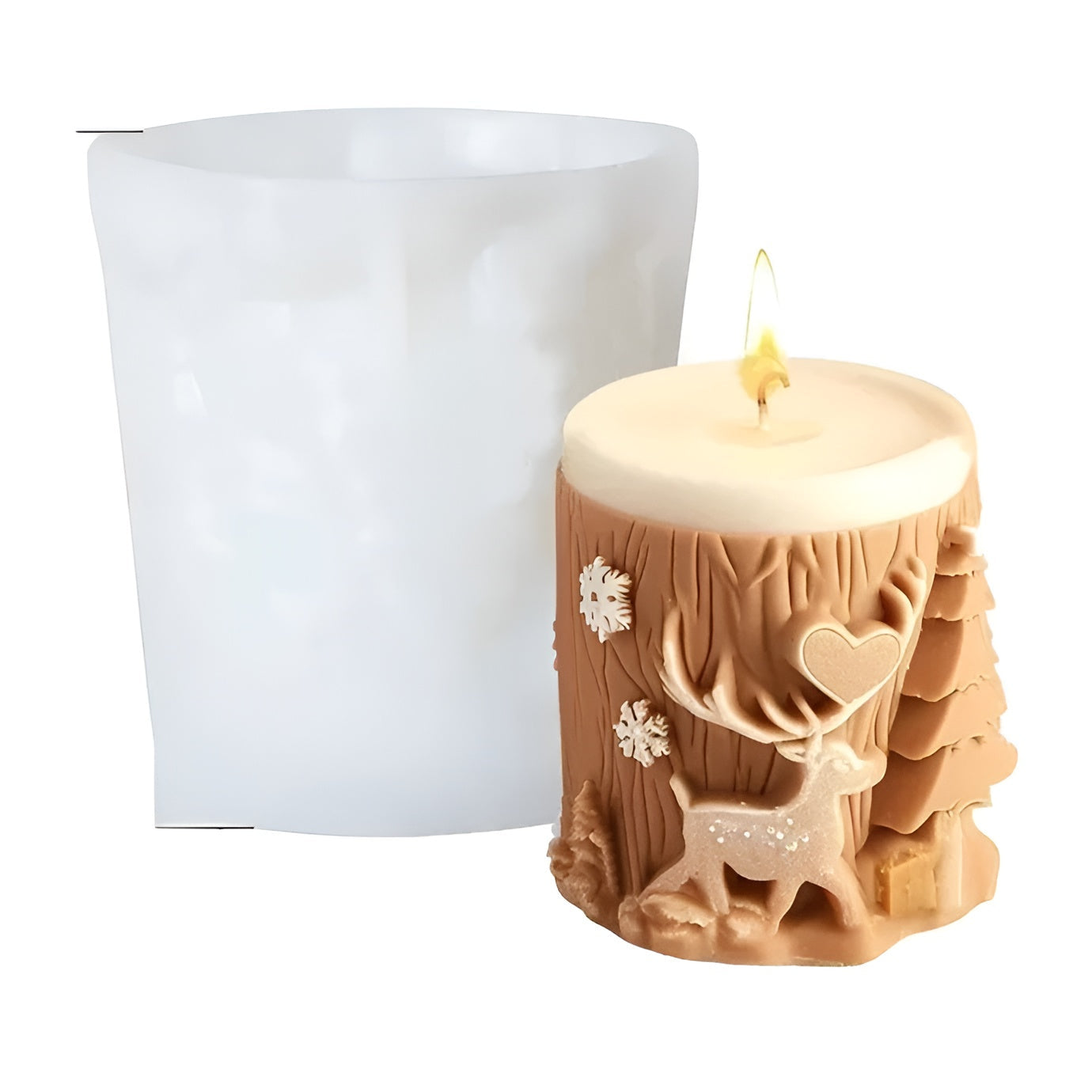 3D Silicone Candle Mold | Candle Casting Mold for Handmade Decorations