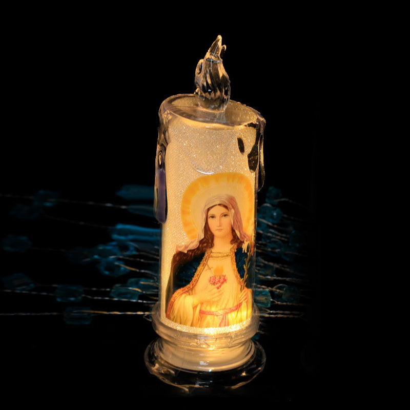 LED Prayer Candles without Flame