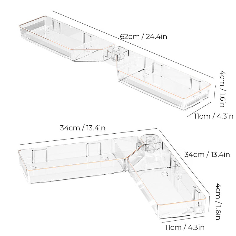 Wall-mounted punch-free corner shelf