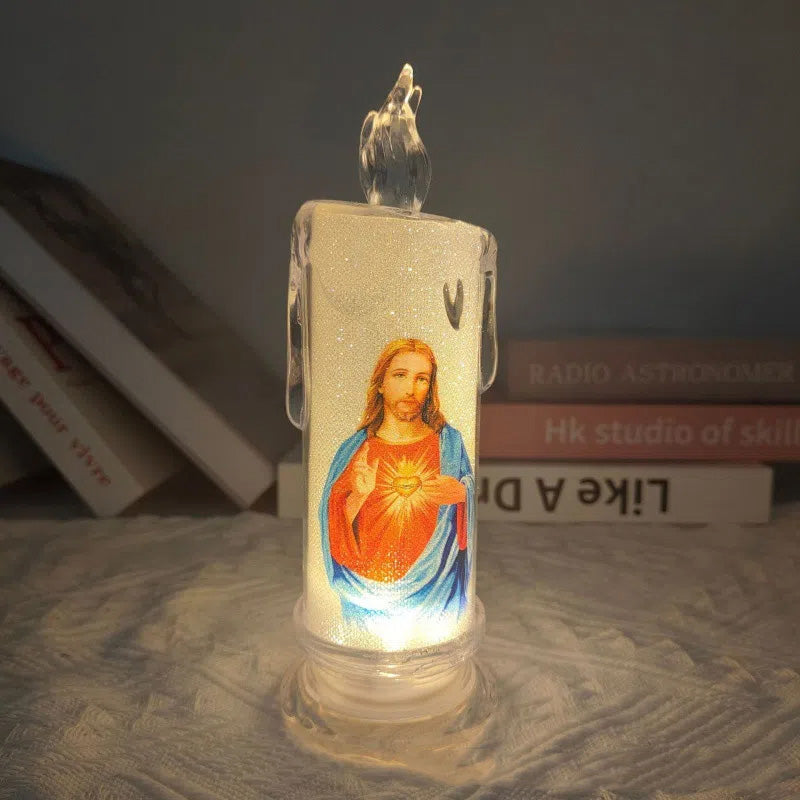 LED Prayer Candles without Flame