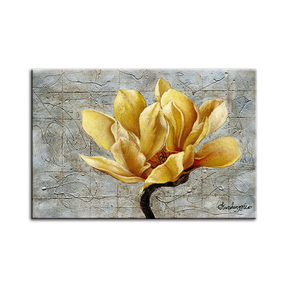 Yellow Lily - Canvas Wall Art Painting