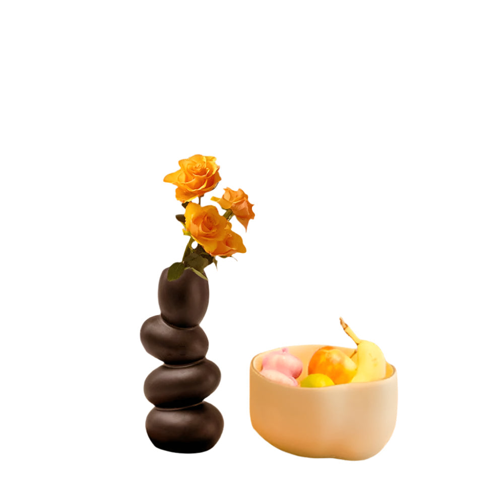 Large Egg-Shaped Modern Centerpiece Decoration