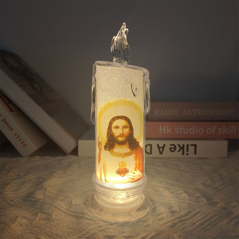 LED Prayer Candles without Flame