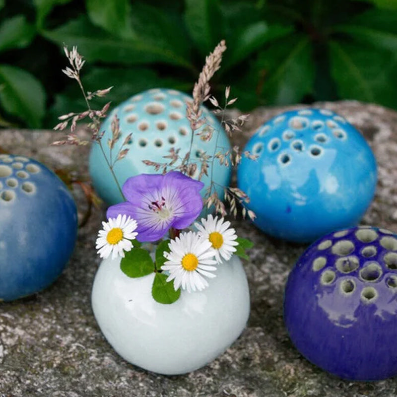 Handmade Vase Flower Stone Table Decoration