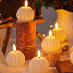 LED Candles LumiFlame | Flickering Real Wax Effect | Safe & Energy Saving | Various Sizes & Designs