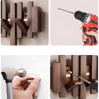 Stylish wooden wardrobe – FlexiMerocie magnetic hooks for more organization | Ideal for bedroom