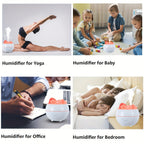 Salt Lamp Diffuser - 3-in-1 Essential Oil Diffuser, Himalayan Salt Lamp & Air Humidifier