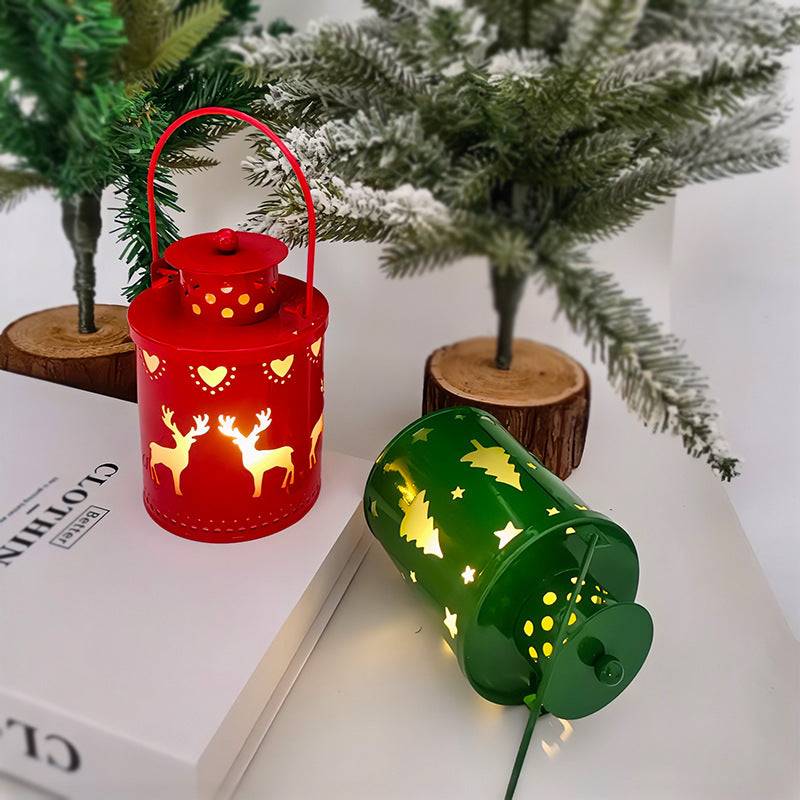 Christmas Candle Lights LED Small Lanterns Electronic Candles Nordic Style Creative Holiday Decorations