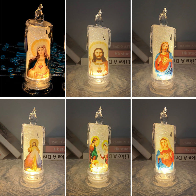 LED Prayer Candles without Flame