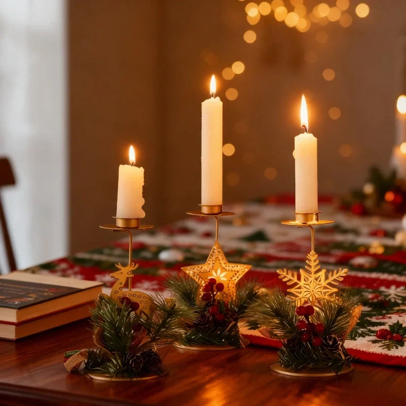 YuleGlow Candle Holder