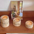 Bamboo Essence Candle Holders | 3 sets