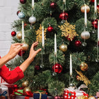 Christmas Tree LED Candle Set | 12 Pieces with Remote Control & Timer | Warm White Flicker | Flameless & Safe