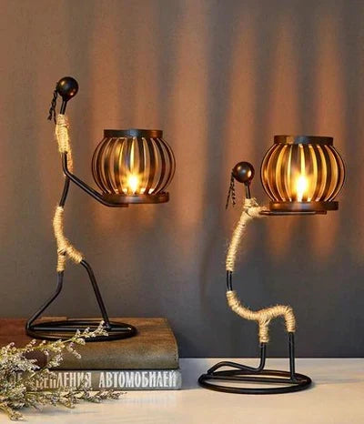 Retro Elegant Candle Holder for Interior