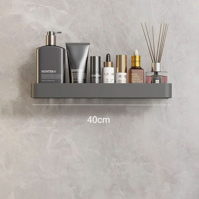Elegant Wall Shelf for Stylish Bathroom Organization without Drilling