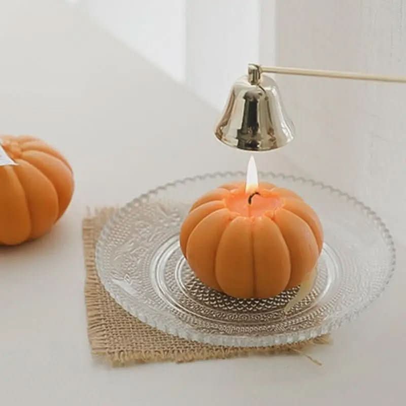 Handmade Scented Candle in Pumpkin Shape