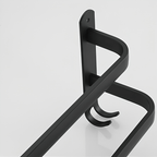 FlexRack Wall-Mounted Bathroom Storage Shelf with Towel Holder – Space-Saving Aluminium Rack