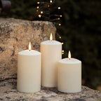 3 Piece Set TruGlow Solar Candles