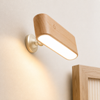Walnut-Finish Magnetic LED Desk Task Lamp
