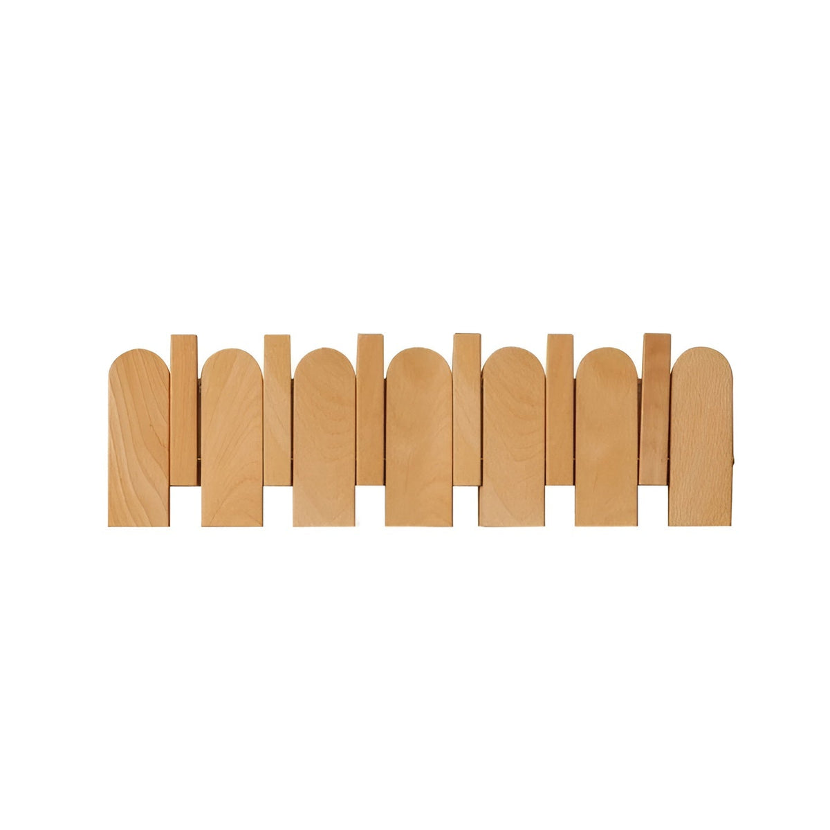 FoldaMerocie wardrobe rail made of wood – Stylish wall hook rail | Space-saving solution for any room
