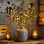 Flexible LED branch lamp with warm light tone