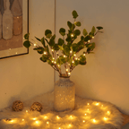 Flexible LED branch lamp with warm light tone