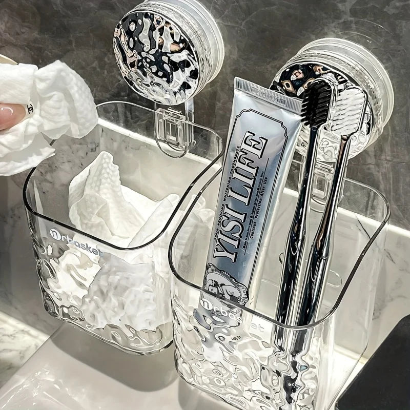 Adhesive Wall Shelf for Smooth Surfaces, Bathroom or Kitchen Storage