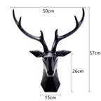 3D Deer Head Statue for a Majestic Atmosphere - RegalDeer