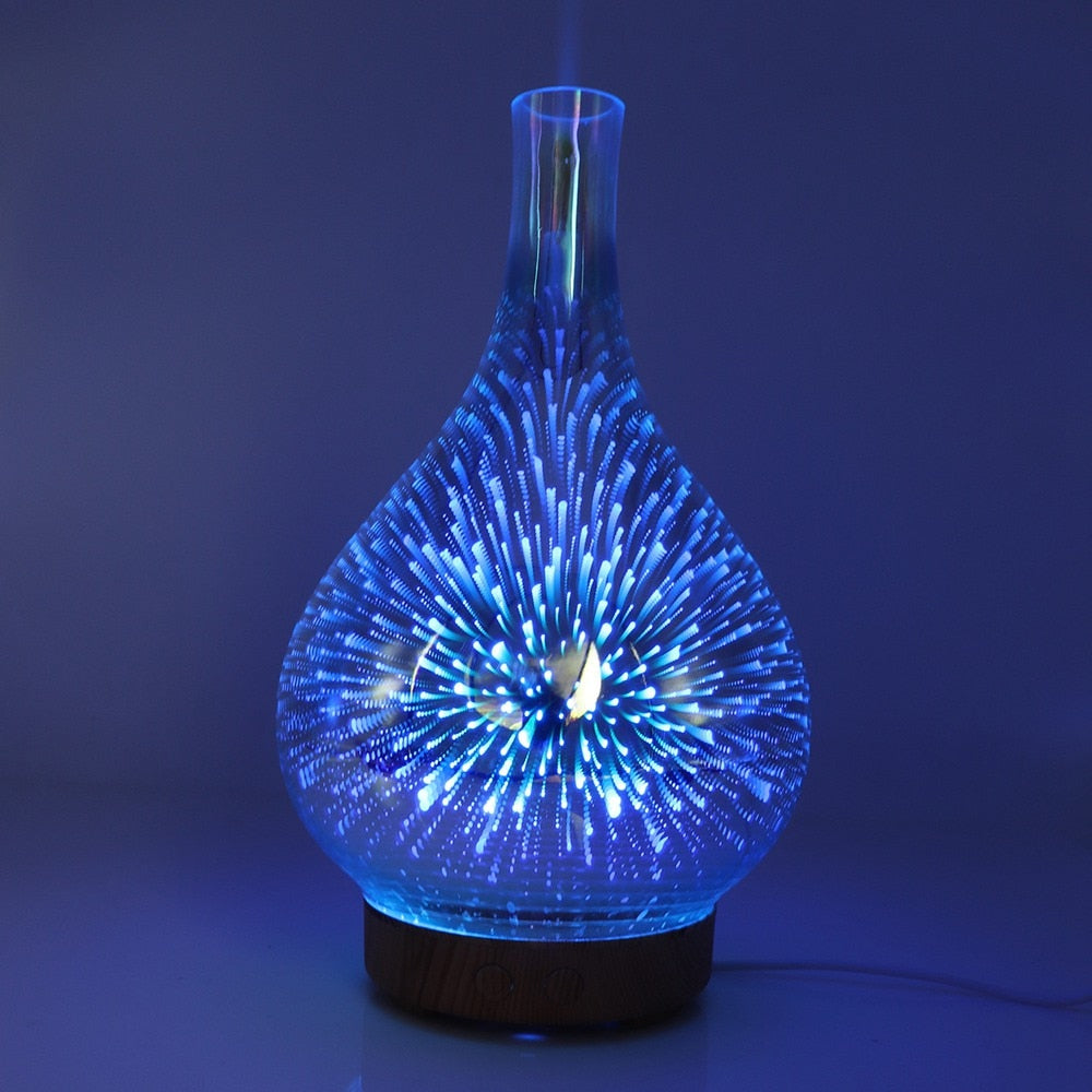 Soothing and Atmospheric Aromatherapy Diffuser - AuroraGlow