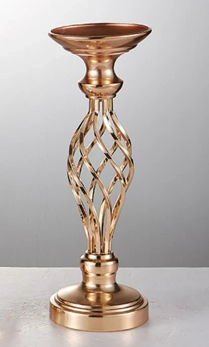 Elegant Candle Holder Set with Metal Stand