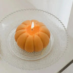 Handmade Scented Candle in Pumpkin Shape for Cozy Atmosphere