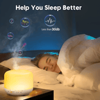 LED Aroma Diffuser with Bluetooth Speaker and Humidifier