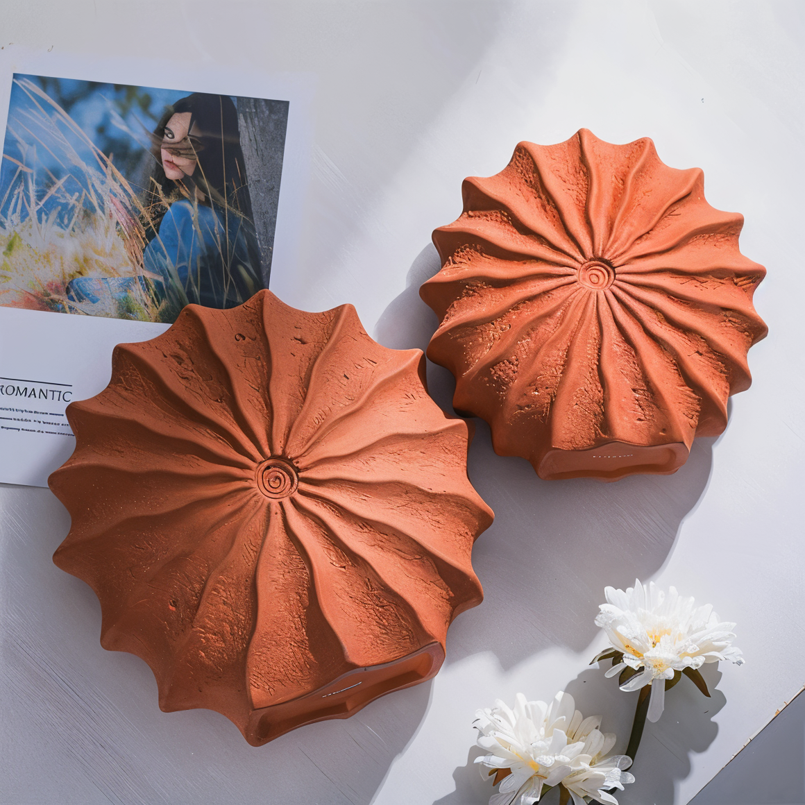 Folding Design Geometric Retro Vase